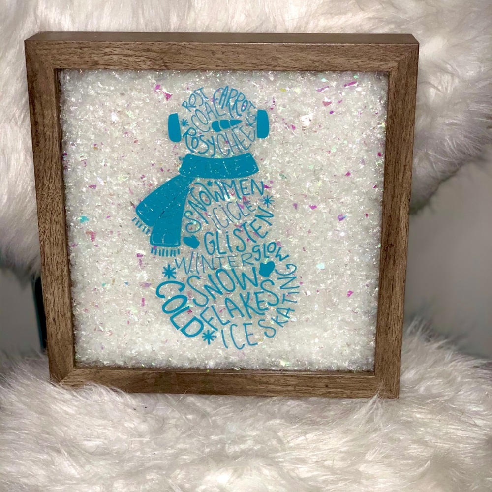 Snowman Shadowbox